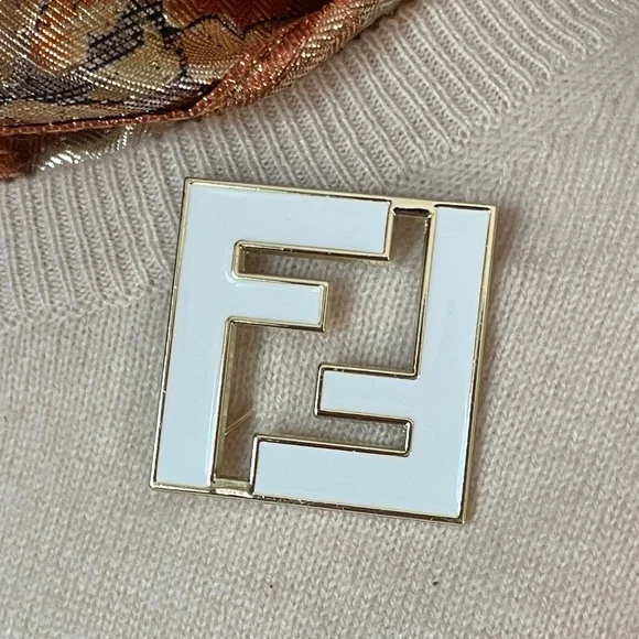vintage Forever Fendi FF pin - Picture 1 of 5